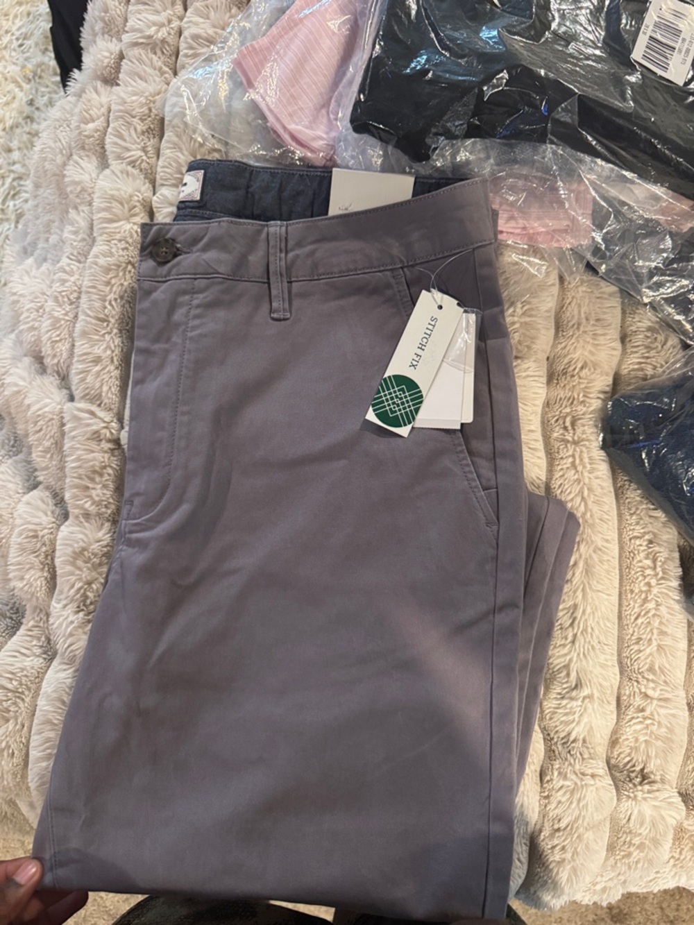 Stitch Fix Men's Gray Chino Pants